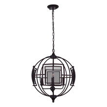 CWI Lighting 9746P28-9-219 - Alistaire 9 Light Chandelier With Reddish Black Finish