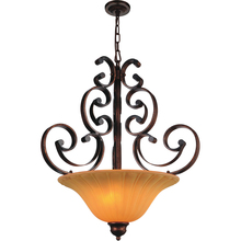 CWI Lighting 9822P22-3-124 - Victoria 3 Light Up Chandelier With Antique Gold Finish