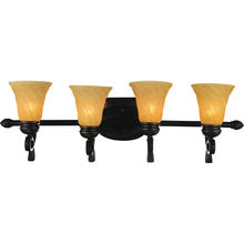 CWI Lighting 9824W36-4-131 - Barley 4 Light Vanity Light With Standard Dark Bronze Finish