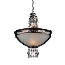 CWI Lighting 9901P26-8-185 - Pollett 6 Light Up Chandelier With Golden Bronze Finish