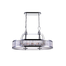CWI Lighting 9929P34-10-601 - Belvoir 10 Light Drum Shade Island Light With Chrome Finish